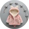 Vestes Veste pour bébé Garçons Filles Manteau d'hiver Plus Velours Rembourré Sortir Coton Fille Vêtements Pull