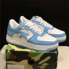 Bapestar Casual Chaussures Sk8 Low Hommes Femmes Chaussure Noir Blanc Vert Bleu Daim Hommes Femmes Baskets Sports de Plein Air Marche Jogging avec Boîte