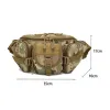 Pacote Tactical Fanny Pack Pack de alta qualidade Esportes ao ar livre Cintura bolsa multiuso sacos de cinto para camping caminhando viajando de corrida