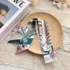 Scarves Designer Twill silk long strip scarf narrow wrapped bag handle multifunctional ribbon headband decorative scarf X277