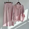 Calças de duas peças femininas conjunto camisas senhoras soltas cor sólida moda para uso diário casual ao ar livre