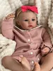 NPK 19inch Meadow Reborn Baby Doll born Size Real Picture Handmade 3D Skin Painted Hair Visible Veins 240223