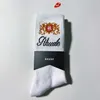 Chaussettes de rhude hommes de créateurs chaussettes femmes luxe de haute qualité coton pur confort deodorisation absorber la sueur