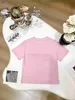 Brand baby T shirts Embroidered logo girls boys Short Sleeve Size 100-150 CM designer kids clothes summer cotton child tees 24Feb20