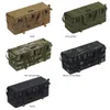 Storage Bags Waterproof Hunting Pouch Bag Oxford Fabric Molle Hanging Pocket Large Capacity Multifunctional Outdoor Equipment