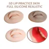 accessoires Fournitures de tatouage 5D peau douce et légère rougissante moule maquillage permanent tatouage Microblading pratique entièrement réaliste lèvres en Silicone