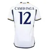 23/24 BELLINGHAM VINI JR camisetas de fútbol MBAPPE Tchouameni 2023 2024 camiseta de fútbol Real Madrid CAMAVINGA Rodrygo MODRIC Camisetas hombres niños kit uniformes fanáticos jugador