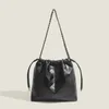 Evening Bags Famous Bag S-grade 2024 Women Geometry Handbag Drawstring Tote Bucket Designer Cross Folded Shopping Large