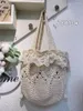 Shopping Bags Hook Floral Hollowed-Out Lace Bucket Bag Sweet Preppy Accessories Shoulder