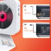 Głośniki VCD CD odtwarzacz DVD wielofunkcyjny odtwarzacz audio głośnik Bluetooth FM Radio Wall Monted 3,5 mm Aux Jack Zdalne sterowanie