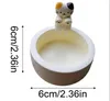 1-2PC Kitten Candle Holder Śliczne grillowane kota aromaterapia świeca uchwyt na pulpit ozdoby ozdobne ozdoby urodzinowe dla przyjaciół Dhgkk