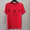 Women's Blouses Shirts Baman Summer Designer T-shirt High-end fashion Street Harajuku hot gold button crewneck pure cotton 240229