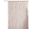 Handgeweven Macrame muurhangend tapijt deurgordijn katoen kunst tapijt Boho decoratie Bohemen bruiloft achtergrond muur Haning 240219