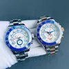 Herrenuhr Herrenuhr für Uhrwerk Uhren Silber 904L Edelstahl Armband Saphir Orologio Uhren hochwertige Luxusuhr mit Box