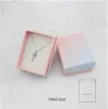 Novo ins moda rosa azul gradiente caixa de embalagem de jóias anel colar pulseira receber presente caixa de embalagem multiuso 2024228