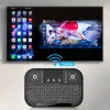 Tangentbord RYRA A8 Mini Bluetooth -tangentbord 2.4G Dual Mode 7 Färger Backlight Fingerboard Fjärrkontroll för Windows Android TV