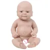 Poupées IVITA 14 pouces non peint corps complet Silicone Bebe Reborn fille "coco" poupée avec aimant sucette réaliste bébé bricolage blanc enfants jouets