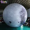 wholesale 6mD (20ft) with blower Free express advertising inflatable giant moon balls with lights toys sports inflation planets model for event decoration