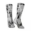 Женские носки, весенние чулки Raylor Swifts, элегантные чулки для девочек, мягкие, с графическим рисунком, противоскользящие