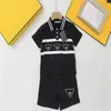 Nouvelle marque Designer Polo Costume Été Coton Short pour enfants de haute qualité Costume de sport décontracté pour enfants haut de gamme taille 90 cm-150 cm B20