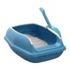 Scatole Anti Splash Pet Litter Box SEMI CLEATO PET CATTURA CATTO CATTO CATTO CATTO CON I SIGHI ALTO FENZI