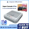 콘솔 Ampown Super Console X Pro Game Box 내장 70,000 게임 4K HD TV 비디오 게임 콘솔 이중 시스템 멀티미디어 플레이어 Settop Box