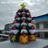 wholesale 6mH 20ft high Inflatable Christmas Tree Model with Gift Bags and Stars for Christmas Holiday Events or Malls Decoration