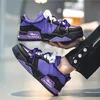 Trend Purple Sneakers Men skateboardskor designer laceup skridskor för plattform tenis masculino 240223