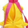 2024 Nieuwe Cartoon Prinses Pluche Rugzak Mooie Roze Perzik Grils Pop Rugzak Outdoor Meisjes Tas