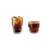 Wine Glasses 155ml Coffee Cup Crystal Glass Creative Latte Customizable Gift Beer Water Cups Heat Resistant Transparent