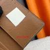 1V Pumpkin Wallet Designer mini High Quality Classic Fashion Convenient Credit Card Bag Genuine Leather Canvas Coin Purse Women Men Unisex Holders D0024 D0028