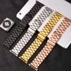Designer Stainless Steel Strap For Apple Watch 42mm 38mm Series 3 2 1 Metal Watchband Three Link Bracelet Band for iWatch Series 4 5 Size 40mm 44mm designerABNRABNR