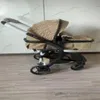 Modeontwerper Enkele kinderwagen Safety car Draagbaar reissysteem Eenvoudige kinderwagen Luxe babyverjaardagscadeau S1128