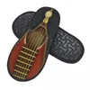 Slippers abstracte muziek vintage gitaar en open ritssluiting pantoffel voor dames heren pluizig winter warm binnen