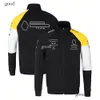 Giacca da squadra di Formula 1 Giacca da pilota F1 con zip Primavera Autunno Felpa con cappuccio oversize da uomo Cappotto con cappuccio antivento da motocross all'aperto Ja305e 778