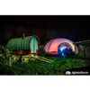 wholesale Tente gonflable de dôme d'igloo d'activités de plein air avec le ventilateur pour l'événement et l'exposition de spectacle de mariage de partie
