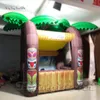 groothandel 4x3x3.5mH (13.2x10x11.5ft) Aangepaste Reclametent Opblaasbare Kiosk Draagbare Tiki Bar Booth Voor Outdoor Promotie Evenement