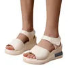Thick Sandals Casual Soled Fashion Leisure Breathable Shoes Wedges Outdoor Womens Women's 9446