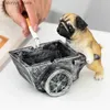 Altro Decorazioni per la casa Posacenere Creativo Pug Statua in resina Cenere anti-volante Accessori per la decorazione della casa Simpatico maiale Scultura animale Posacenere Artigianato Ornamenti Q240229