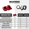 Heben von 1Pair Langhantelklemmen 30/50mm Gewichtheber Hantelklemmen Gewichtsbalken Dumbbell Schnellfreisetzungs Clips Krafttraining