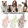 Abbigliamento per cani Impermeabile per animali domestici Tuta con cappuccio trasparente Cani Cappotto impermeabile Abiti resistenti all'acqua per gatti di grandi dimensioni Forniture per giacche