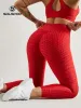 Klädsalspor anti celulite bubble rumpa skjuta upp sexiga leggings sport som kör kvinnor gym fiess leggings hög midja smala aktiva leggins