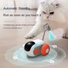 重力スポーツカーリモートコントロール電気猫おもちゃインテリジェントエレクトリックキャットティーザーセルフモービングバランスカー猫おもちゃペット製品240226