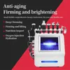 Erweiterte 8 in 1 Hydradermabrasion Sauerstoff Aqua Jet Anti-Aging-Maschine RF Hautverjüngung Facelifting Ultraschall Augenpflege Schönheitsinstrument