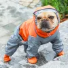 Regenmäntel Hoopet Regenmantel für große Hunde, Hundekleidung, transparenter Regenmantel, leichter wasserdichter Mantel, Regenmantel für kleine Hunde