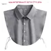 Pajaritas Mujer Escote Cuello Desmontable Media Camisa Diseñado J78E
