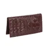 Mens Purse Fashion Hard Version Zero Bag Money Clip Luxury Crocodile Multi Card Wallet3049