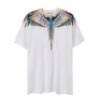 AAA Top quality fashion brand new color black and white snake water drop cracks wing feathers men and women lovers wear Marcelos Hip-hop short-sleeved T-shirt