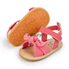 Erste Wanderer Sommer Baby Sandalen Junge Mädchen Schuhe Solide Anti-slip Weiche Neugeborene Bogen Klassische Infant CribH24229