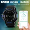 Watches Brand Bluetooth Smart Watch Remote Camera Pedometer Calorie Fiess Tracker Men Sports Watches for iOS Android